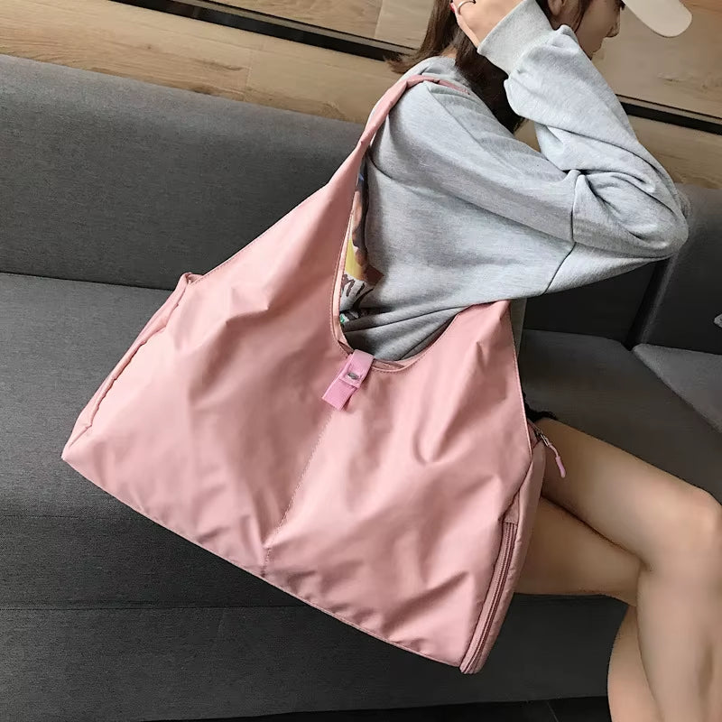 Women Gym Bag Yoga Mat Bag Fitness Training Handbags Outdoor Travel Duffle Sports Swim Bags Ultralight Yoga Gym Sports Backpack