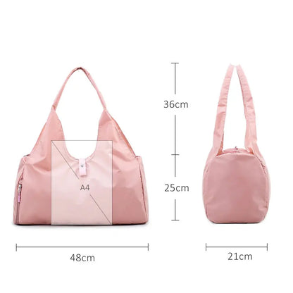 Women Gym Bag Yoga Mat Bag Fitness Training Handbags Outdoor Travel Duffle Sports Swim Bags Ultralight Yoga Gym Sports Backpack